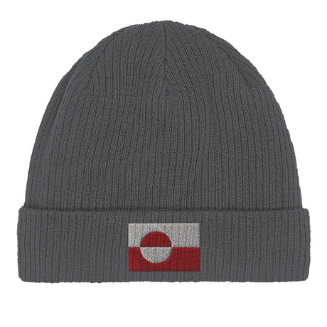 Bonnet coton groenland broderie confort respirabilité