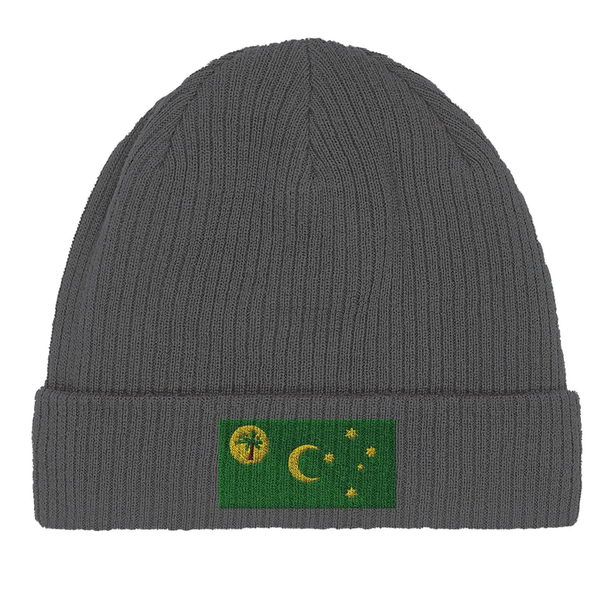 Bonnet coton îles cocos broderie drapeau respirabilité