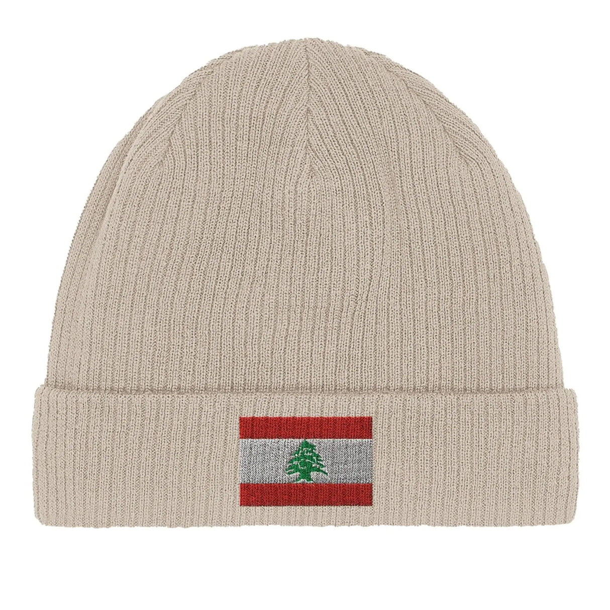 Bonnet coton liban broderie drapeau respirabilité optimale