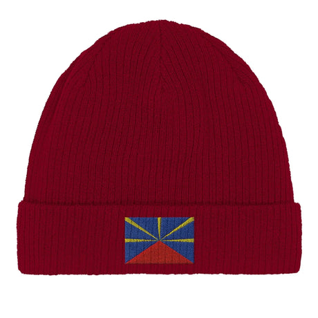 Bonnet coton naturel la réunion broderie usage quotidien