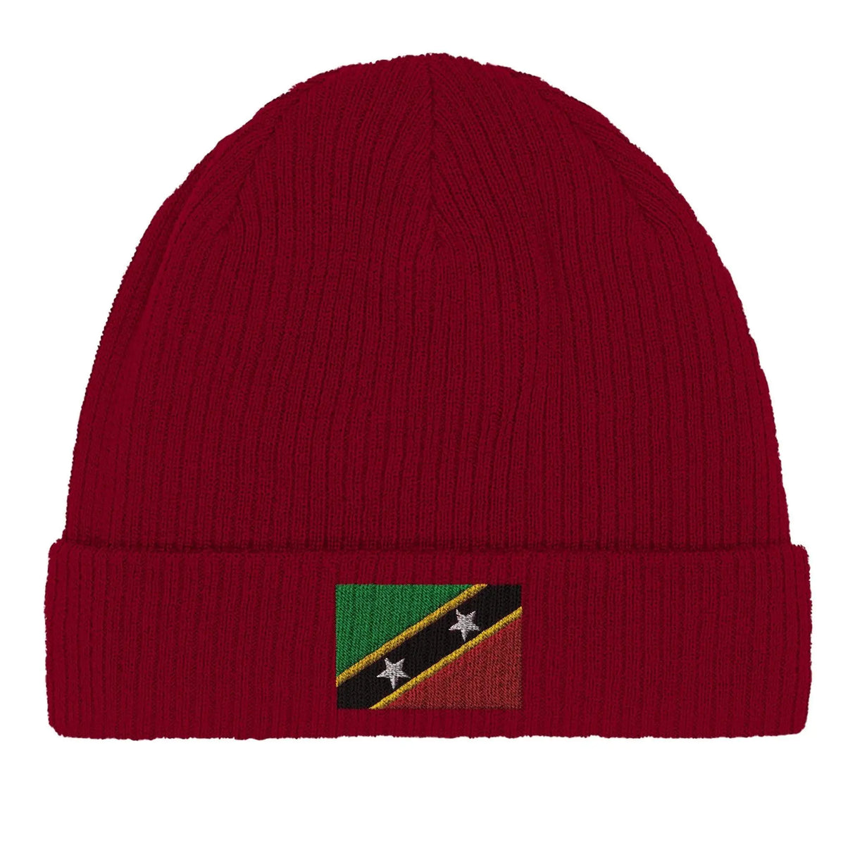 Bonnet coton naturel saint-christophe broderie usage quotidien