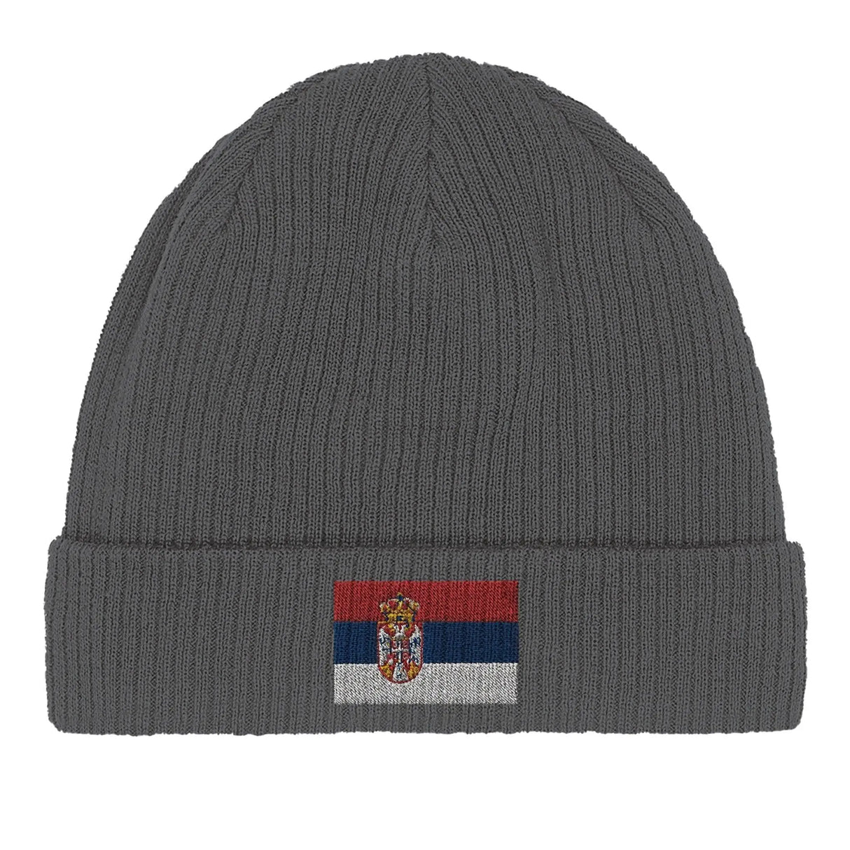 Bonnet coton serbie broderie drapeau respirabilité optimale