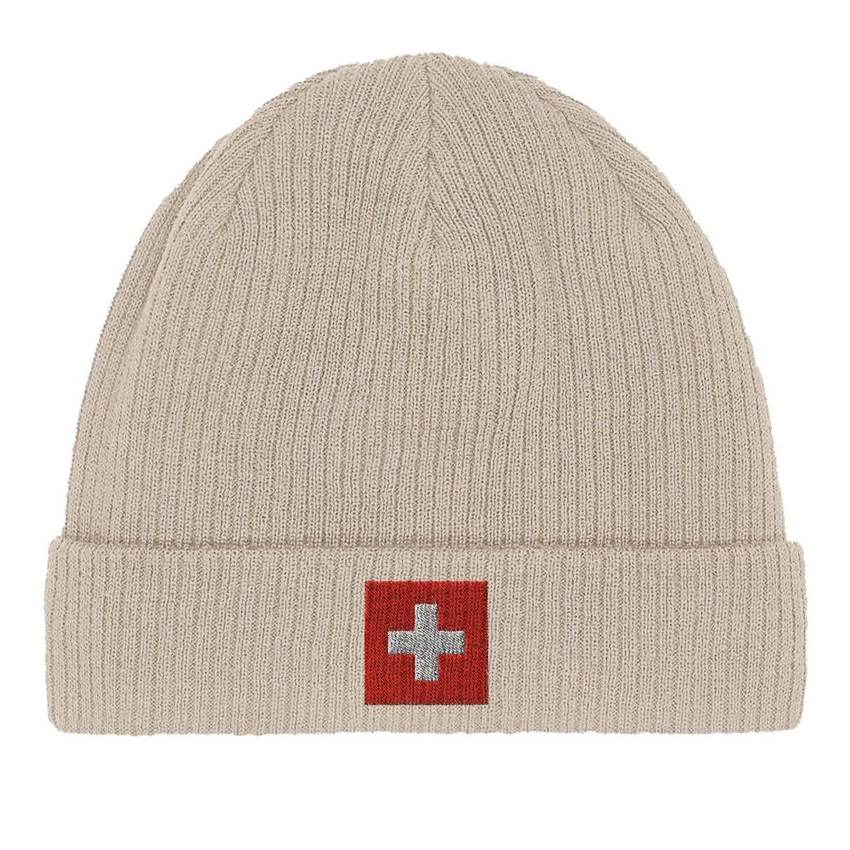 Bonnet coton suisse broderie armoiries respirabilité optimale