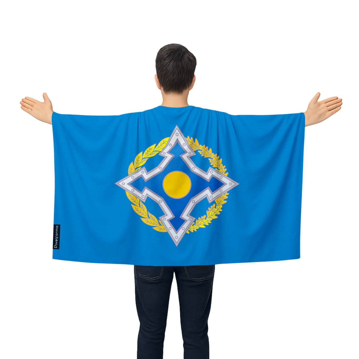 Cape drapeau organisation du traité de sécurité collective polyester