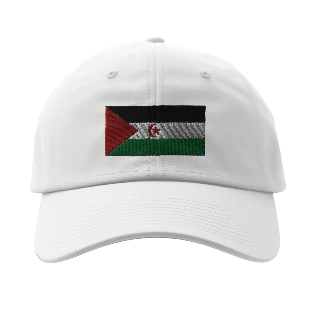 Casquette coton broderie drapeau république arabe sahraouie