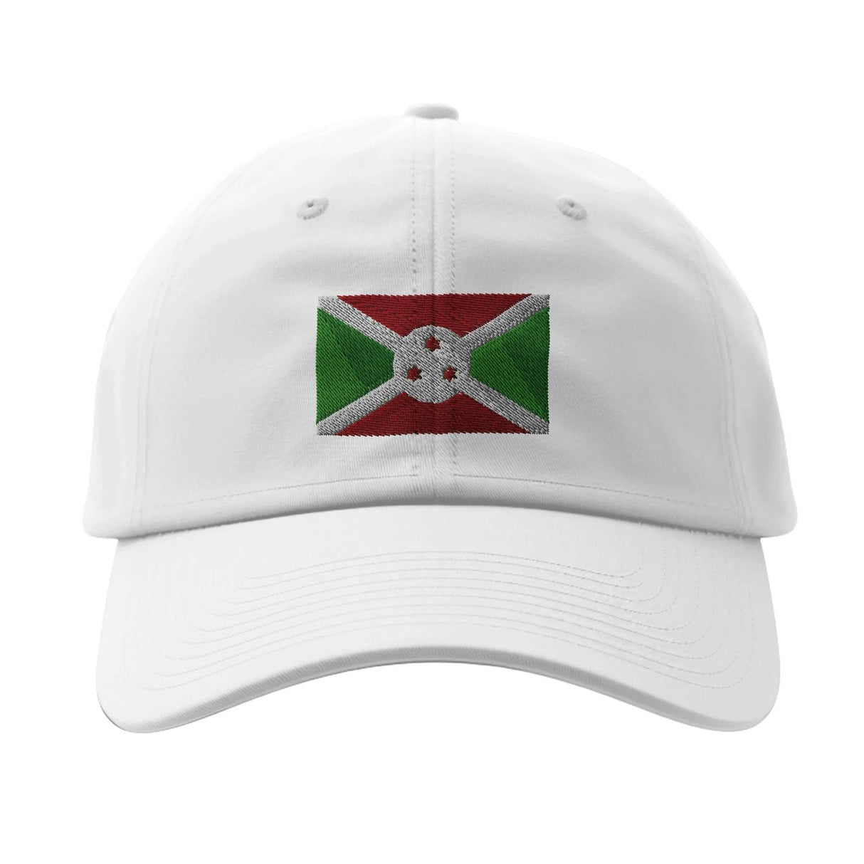 Casquette drapeau burundi coton brodée usage quotidien