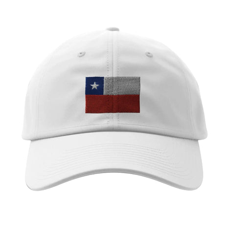 Casquette drapeau chili coton brodée au design épuré