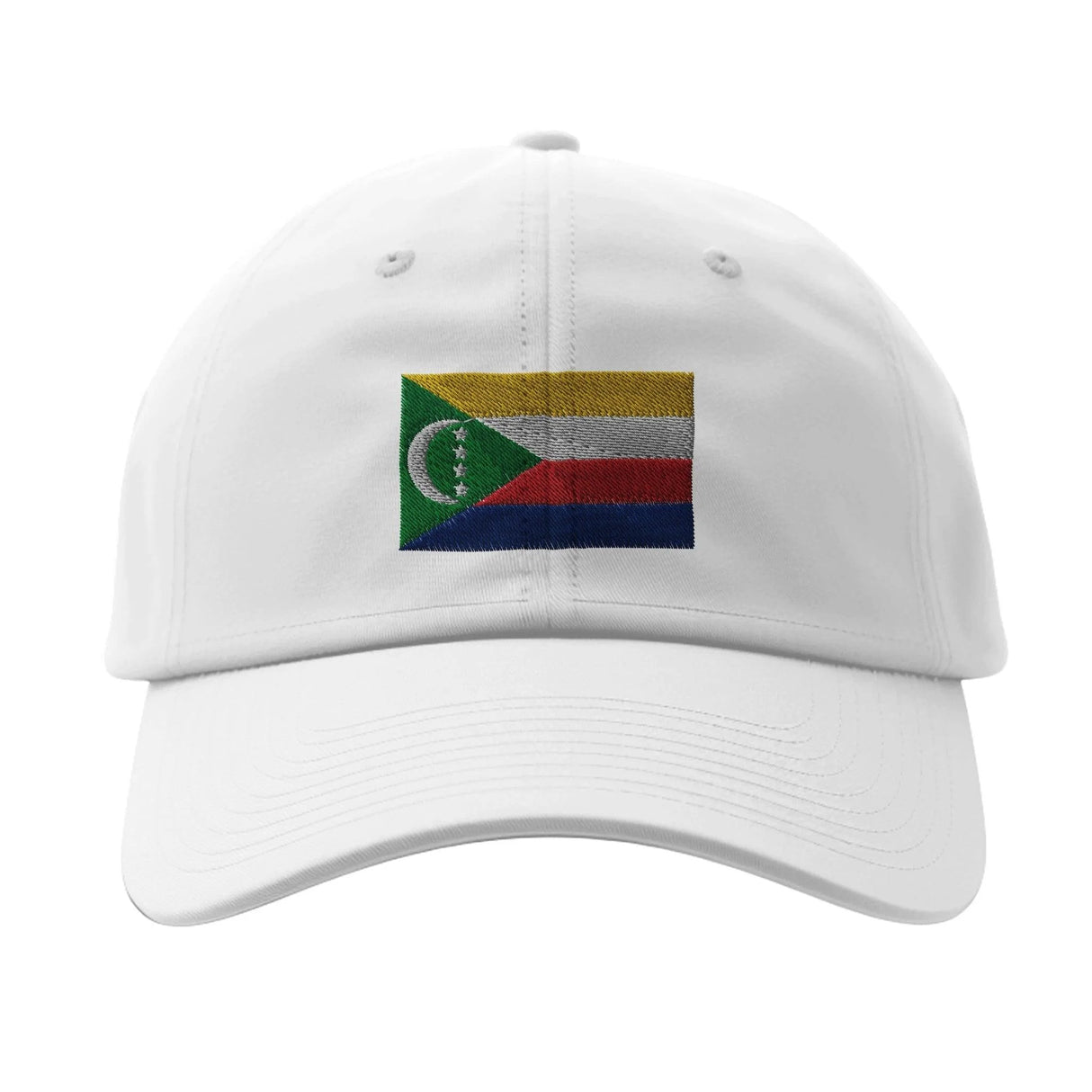 Casquette drapeau comores coton broderie confortable