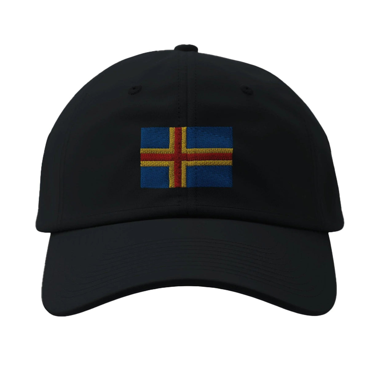 Casquette drapeau d’åland coton broderie confortable