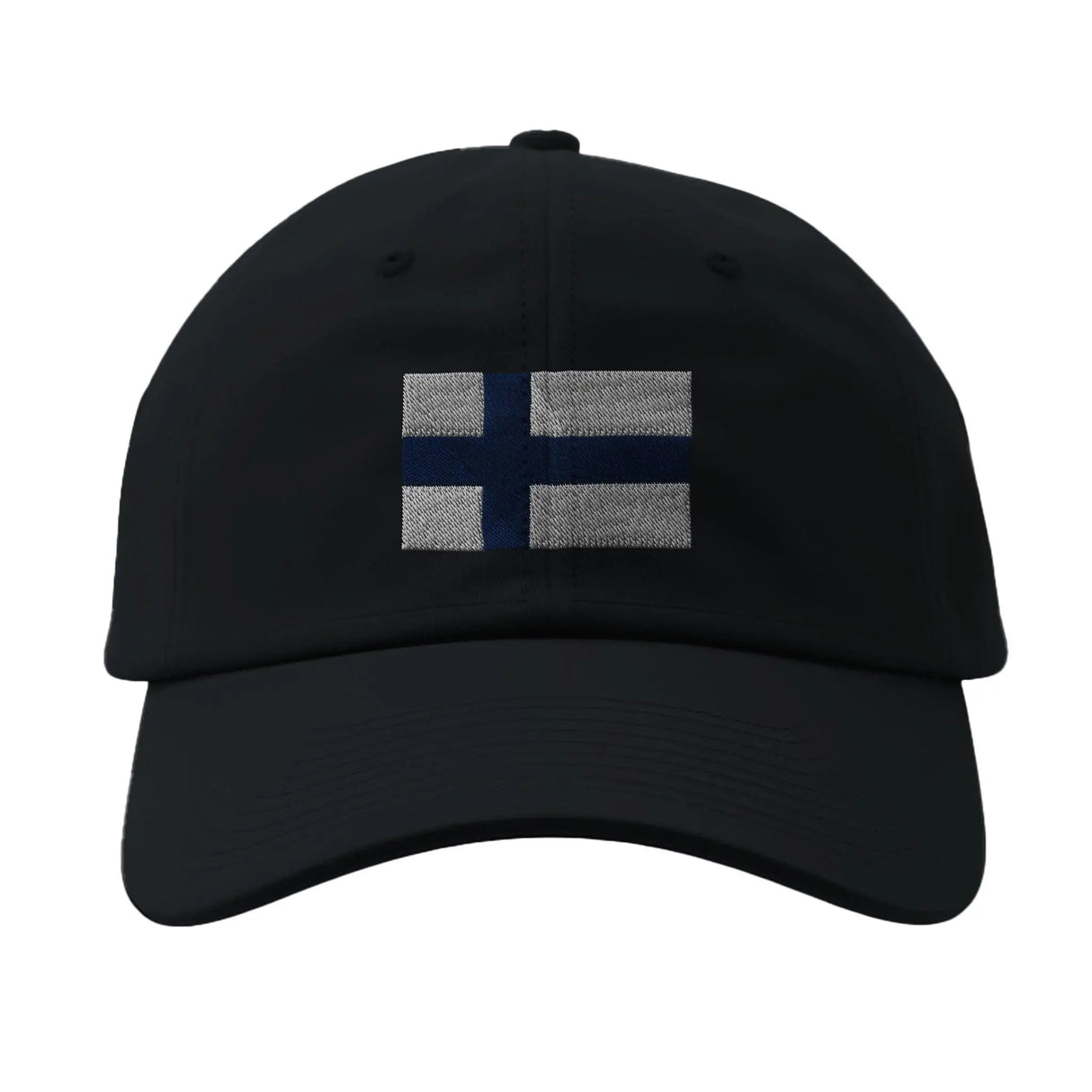 Casquette drapeau finlande coton broderie design épuré