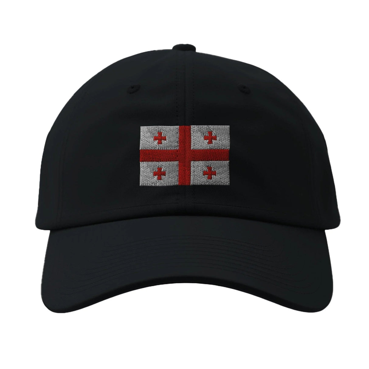 Casquette drapeau géorgie coton broderie confortable