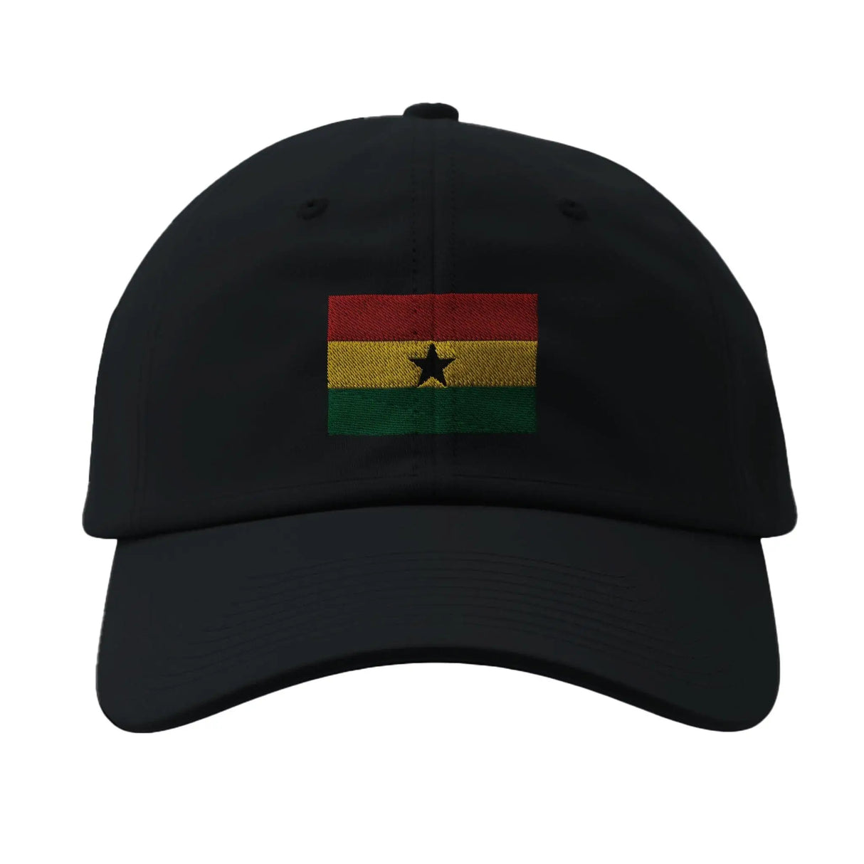 Casquette drapeau ghana coton brodé style confortable