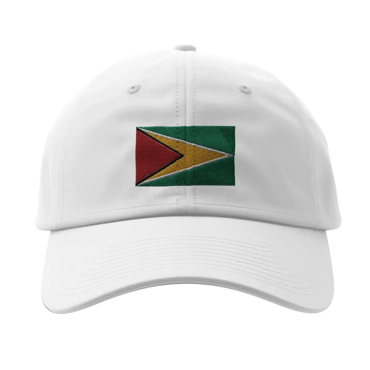 Casquette drapeau guyana coton brodée confortable