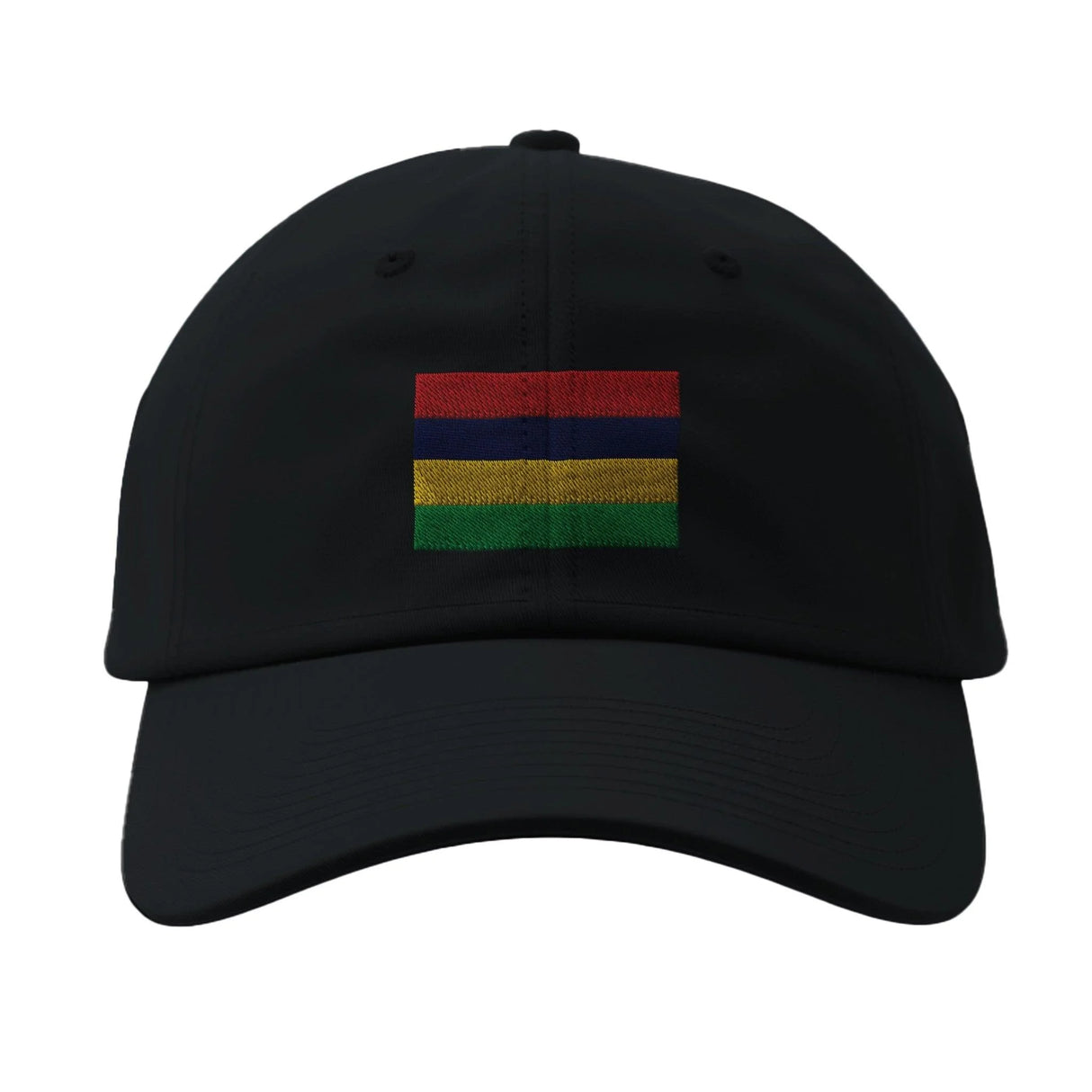 Casquette drapeau île maurice coton broderie élégante