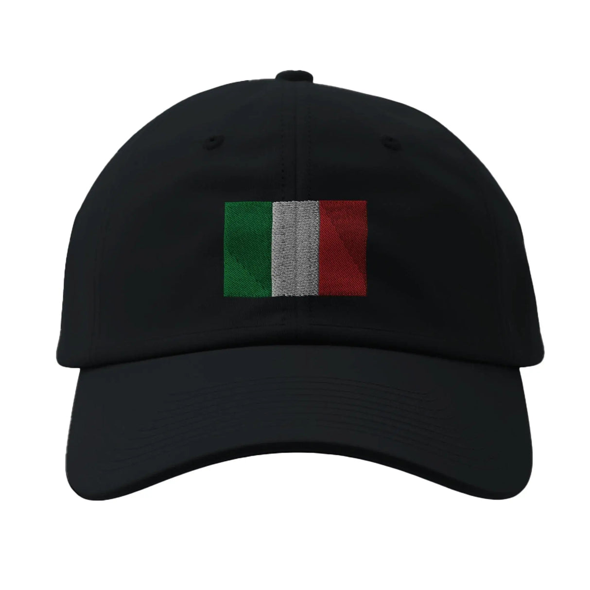 Casquette drapeau italie coton broderie design épuré