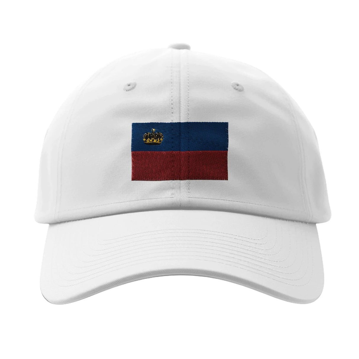 Casquette drapeau liechtenstein coton broderie durable