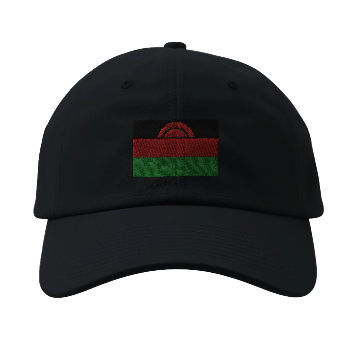 Casquette drapeau malawi coton brodée couleurs confort