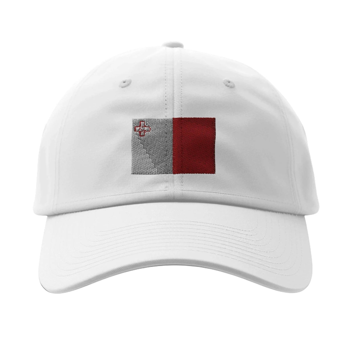 Casquette drapeau malte coton brodée usage quotidien