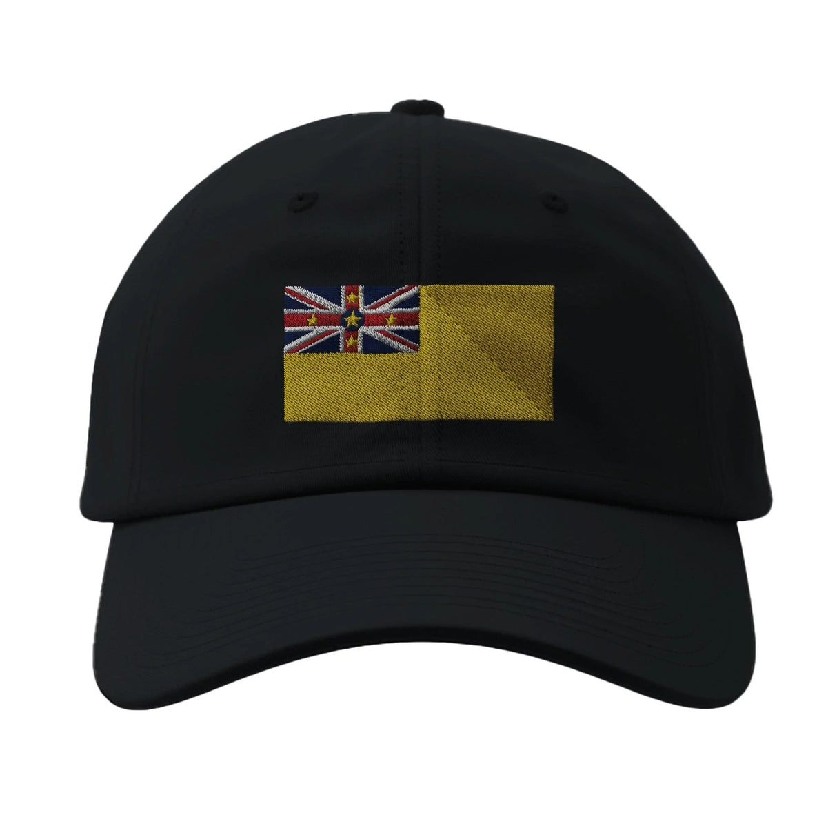 Casquette drapeau niue coton brodée pour usage quotidien