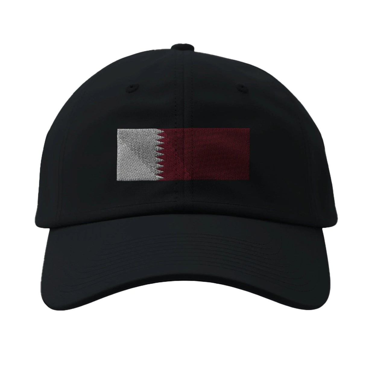 Casquette drapeau qatar coton brodée design confortable