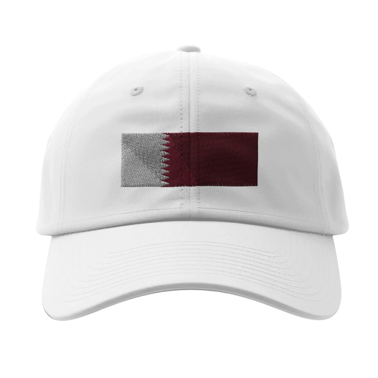 Casquette drapeau qatar coton brodée design confortable