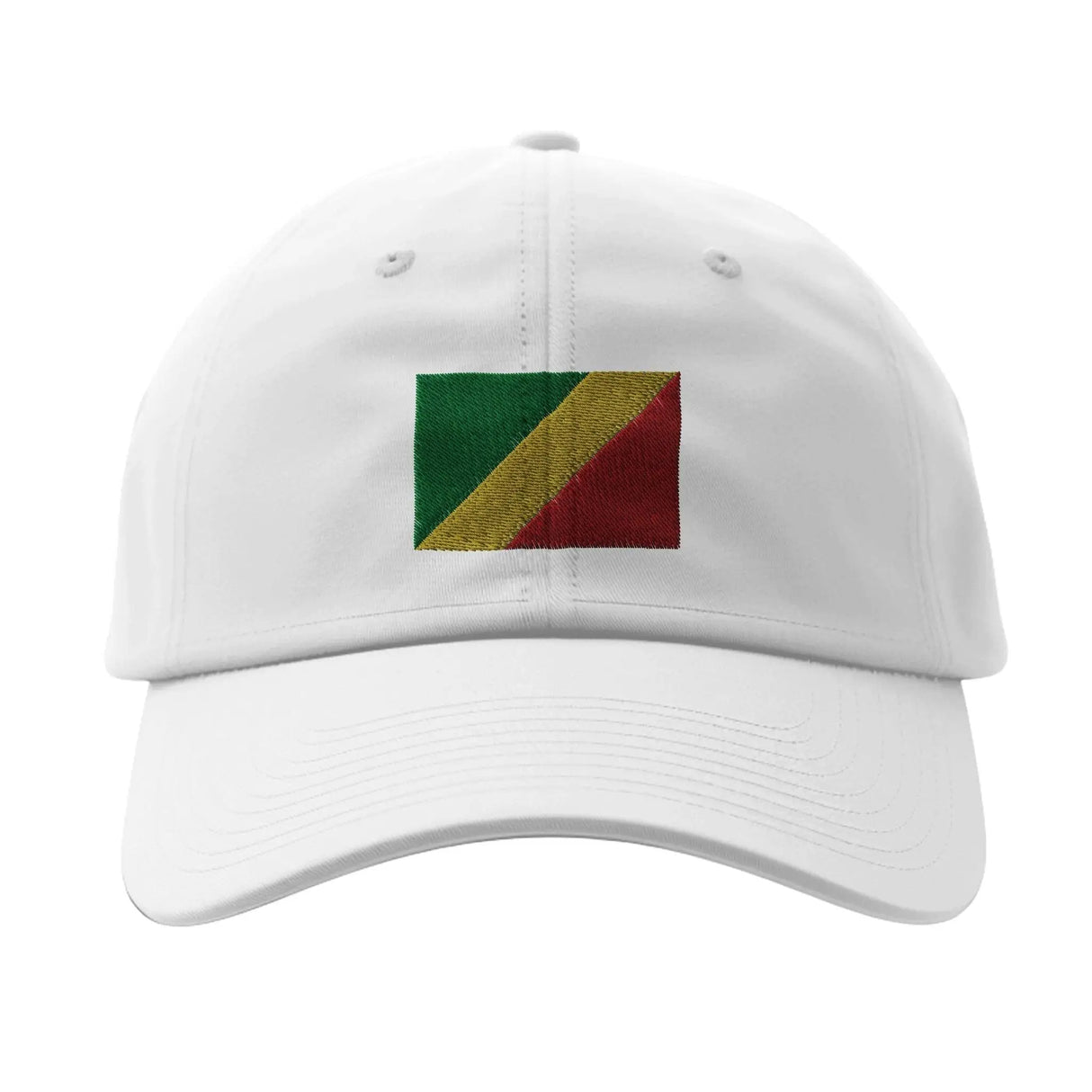 Casquette drapeau république du congo coton brodée