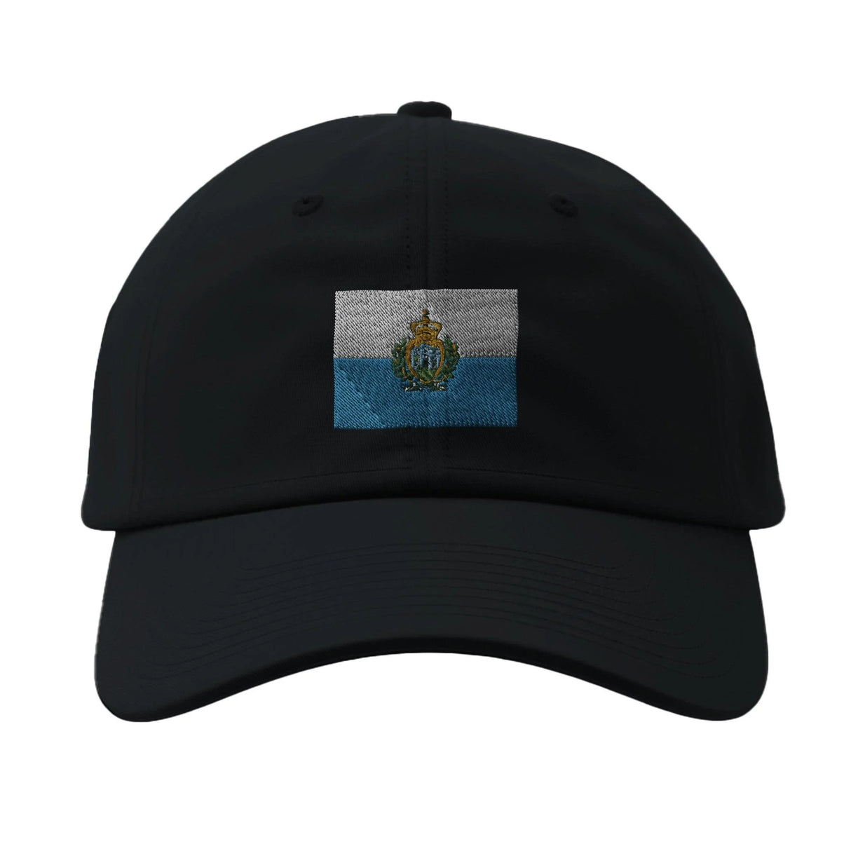 Casquette drapeau saint-marin coton broderie confortable