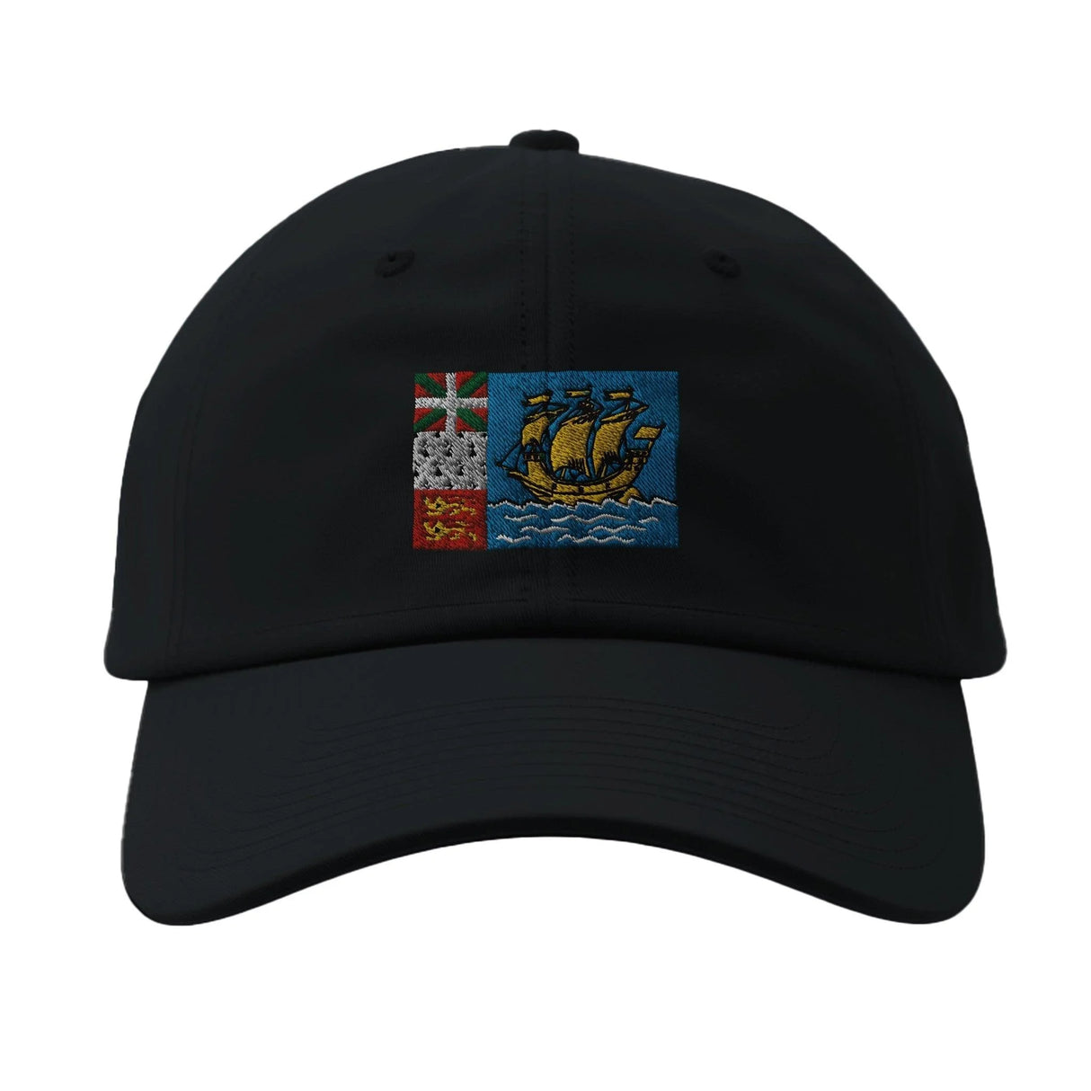 Casquette drapeau saint-pierre-et-miquelon coton brodée
