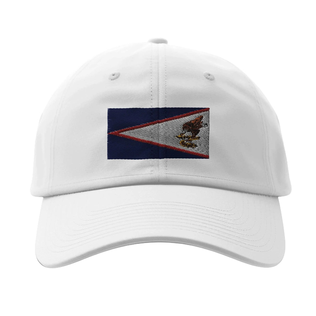 Casquette drapeau samoa américaines coton broderie durable