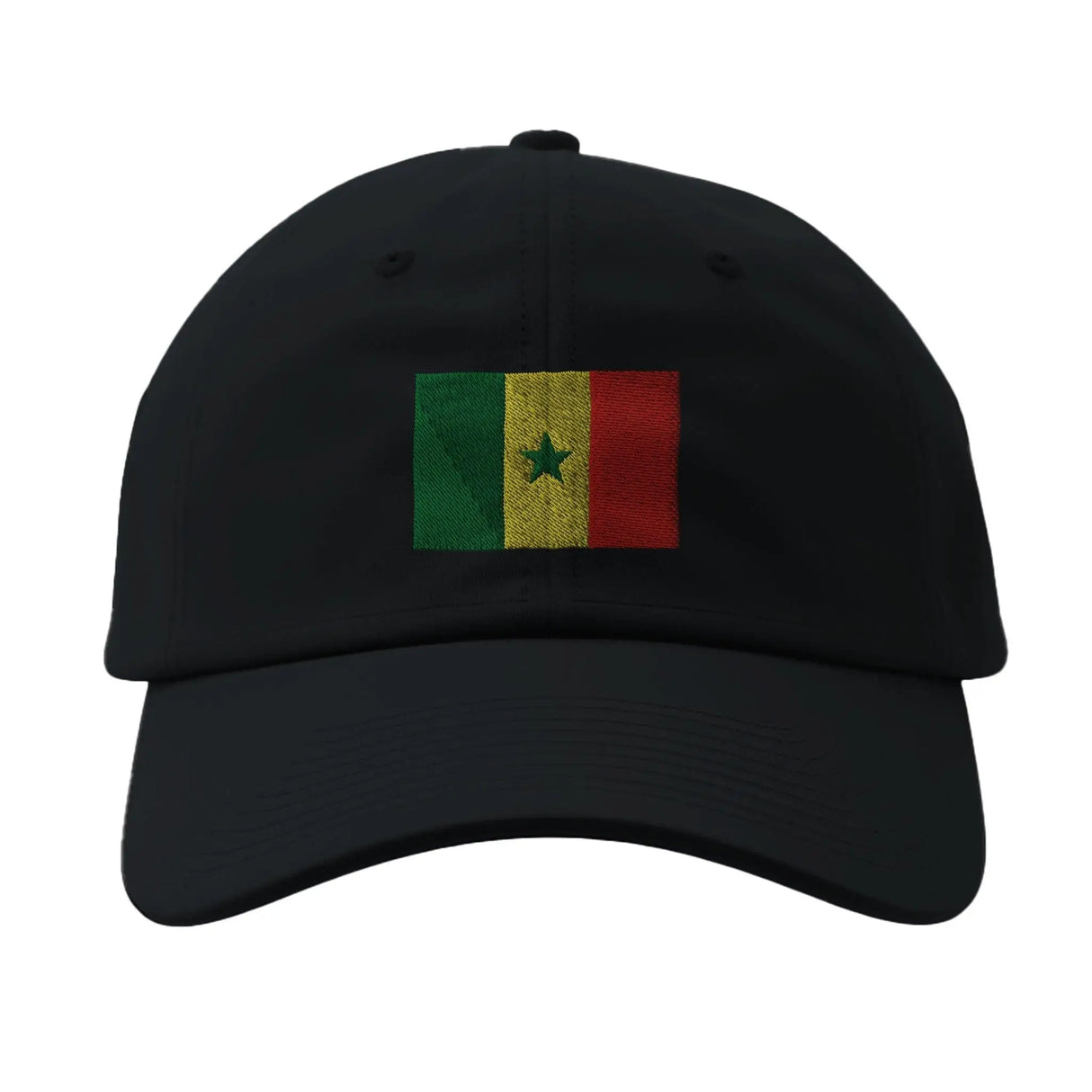 Casquette drapeau sénégal coton brodée confortable