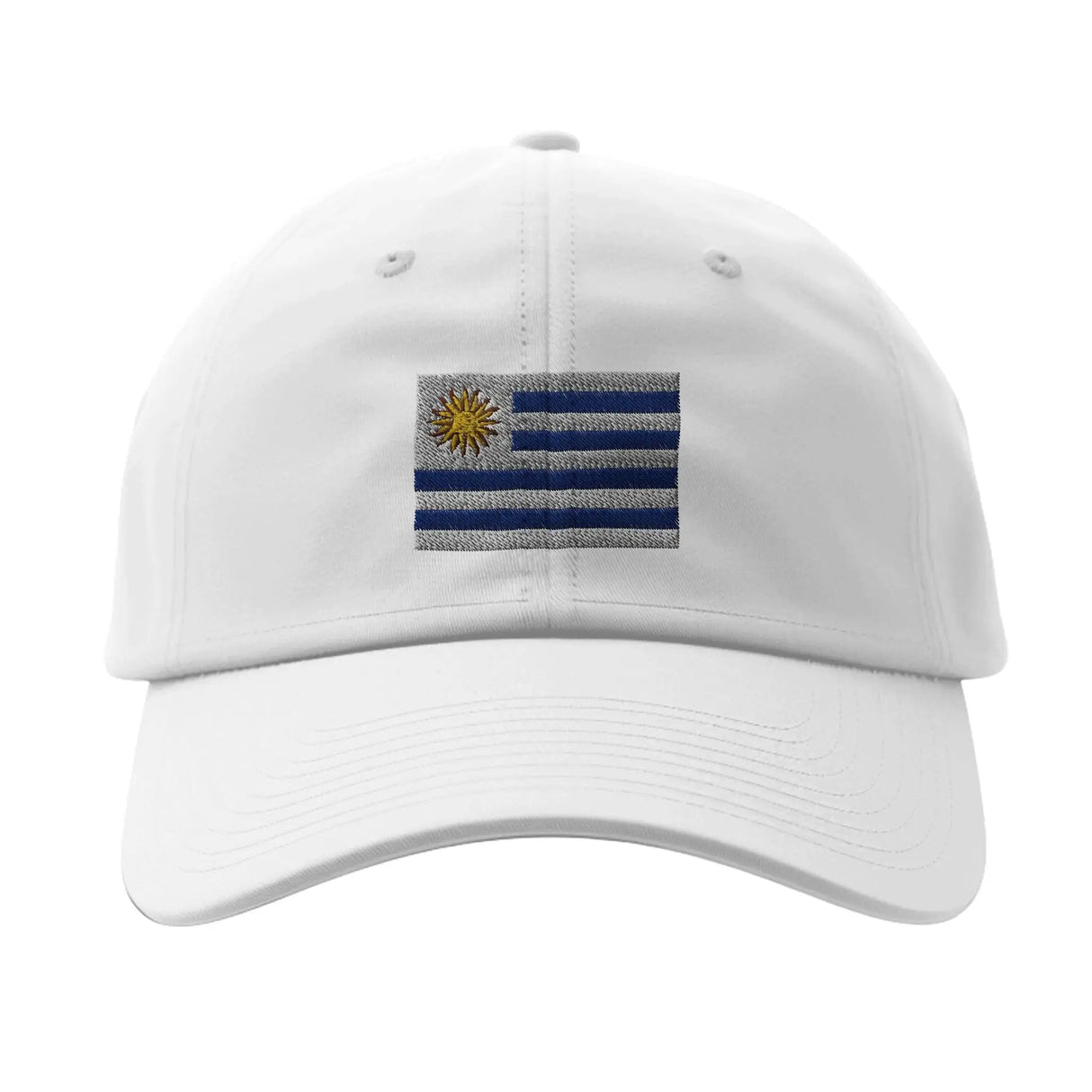 Casquette drapeau uruguay coton broderie matériau durable
