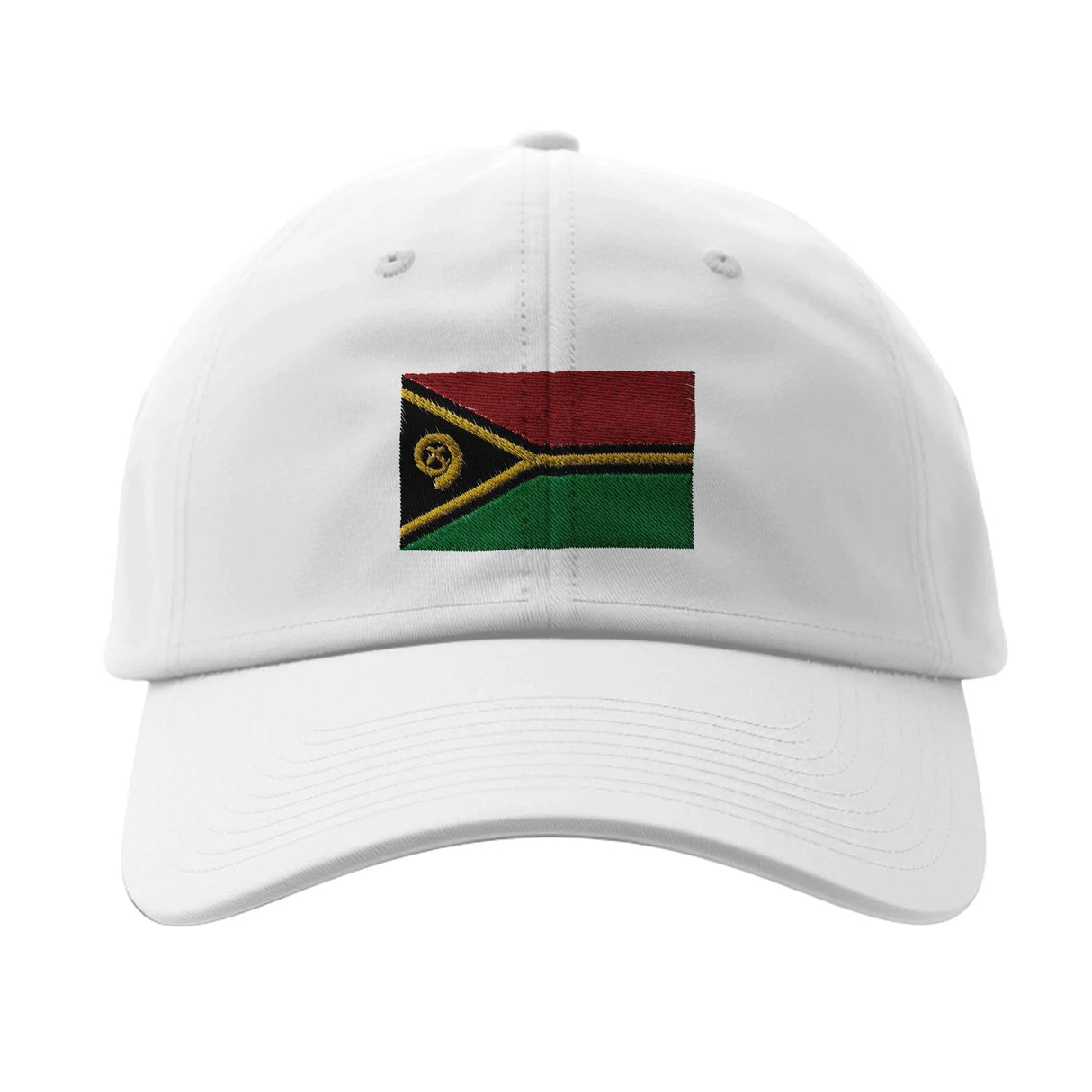 Casquette drapeau vanuatu coton brodé couleur confortable