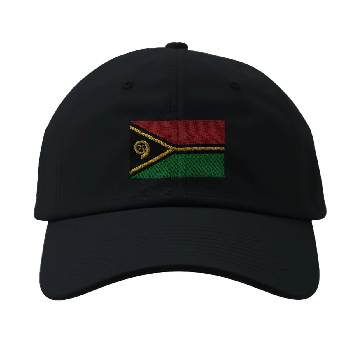 Casquette drapeau vanuatu coton brodé couleur confortable