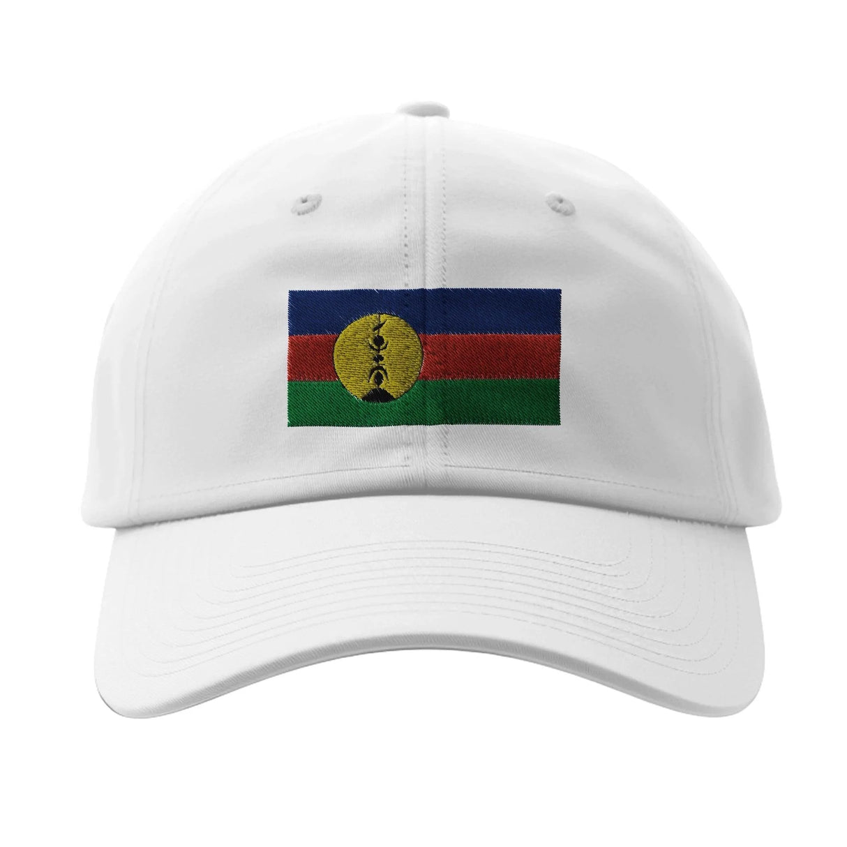 Casquette drapeaux nouvelle-calédonie coton broderie