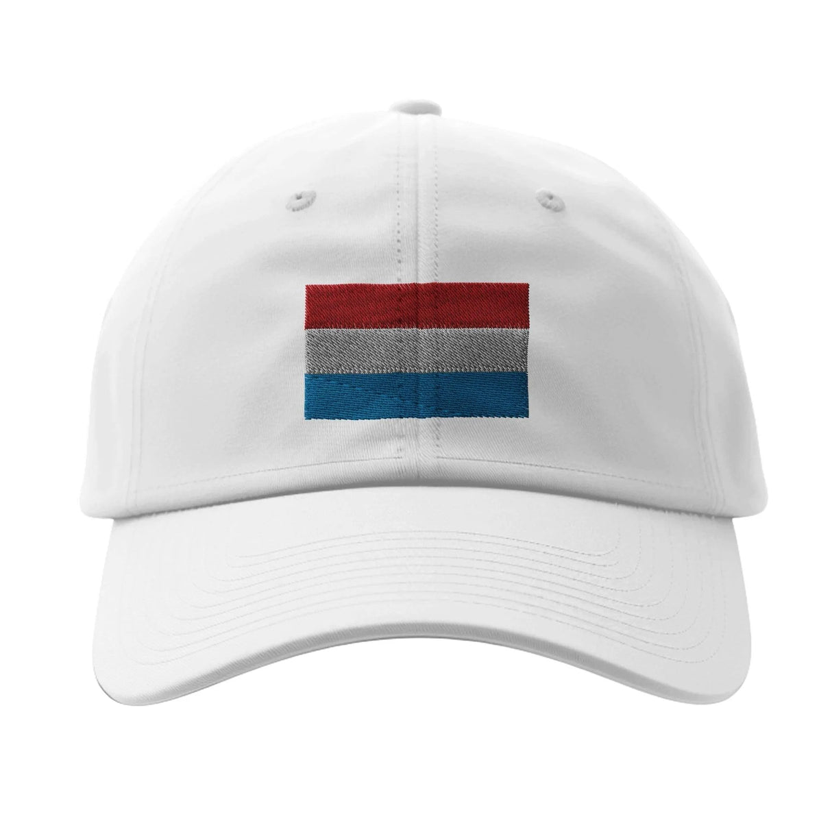 Casquette luxembourg coton brodée drapeau matériau durable