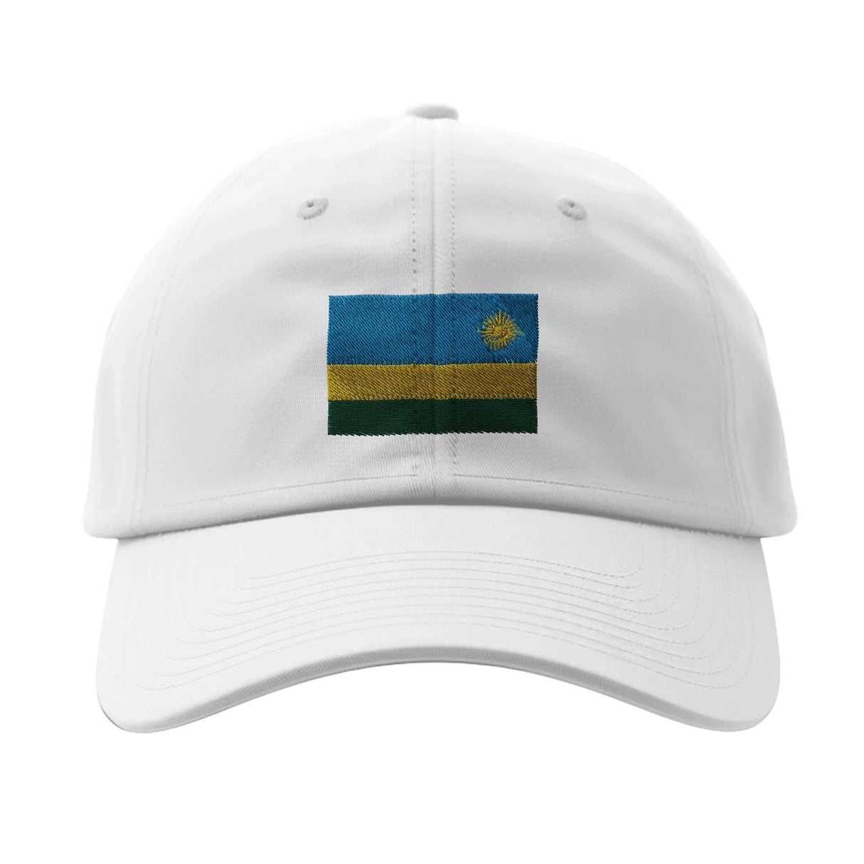 Casquette rwanda coton brodée couleurs vives durable