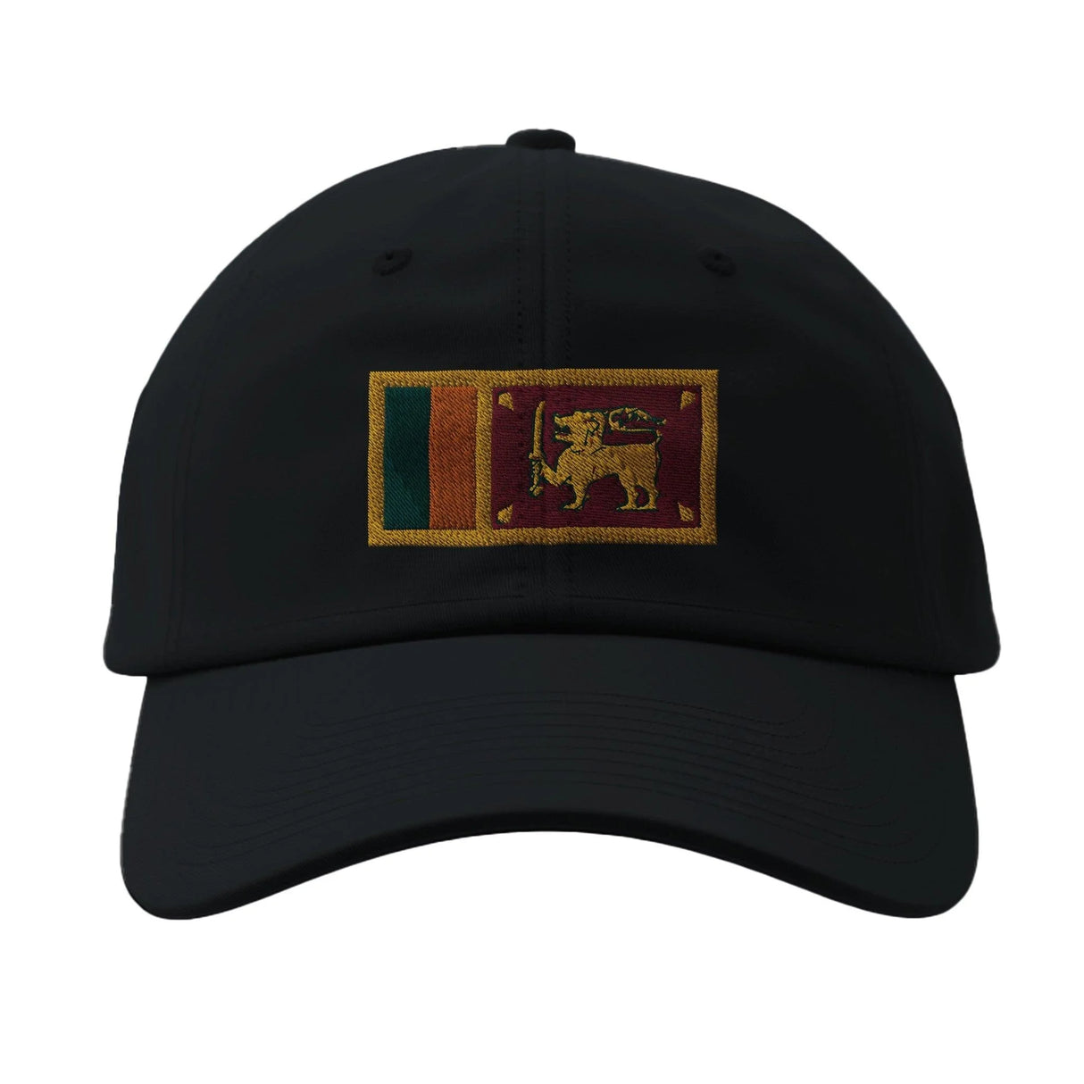 Casquette sri lanka coton brodée couleurs drapeau