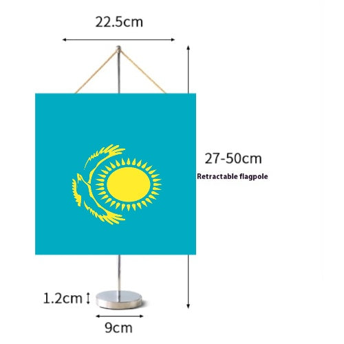 Fanion Table Drapeau du Kazakhstan en Polyester