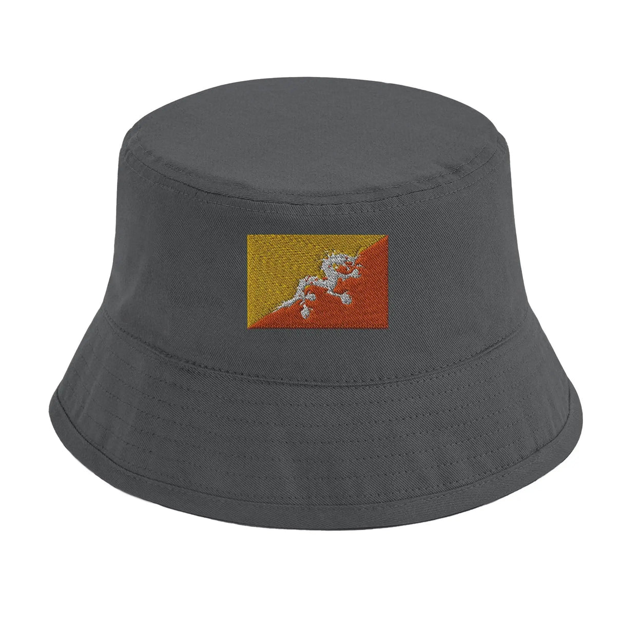 Chapeau bob bhoutan en coton brodé aux couleurs vives