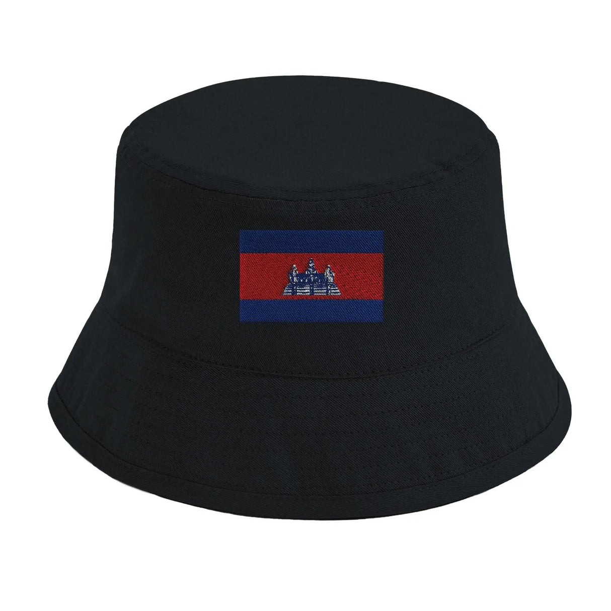 Chapeau bob cambodge coton brodé excellente respirabilité