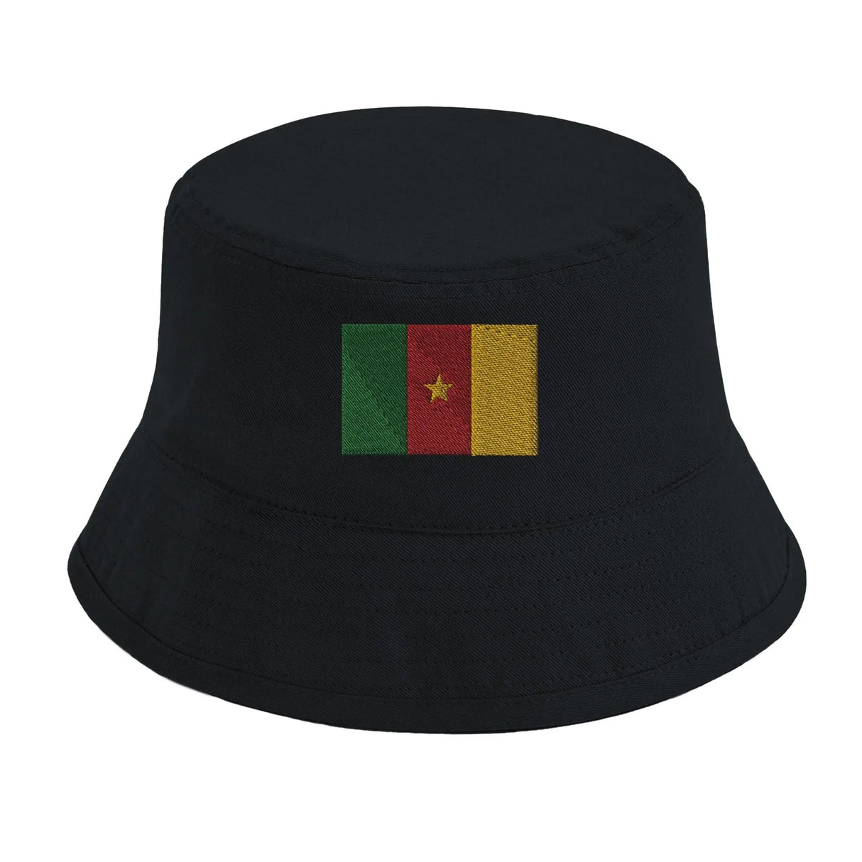 Chapeau bob cameroun coton brodé couleurs été tendance