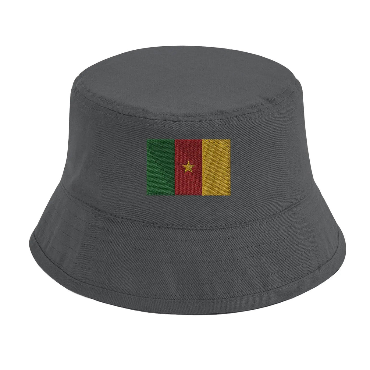 Chapeau bob cameroun coton brodé couleurs été tendance