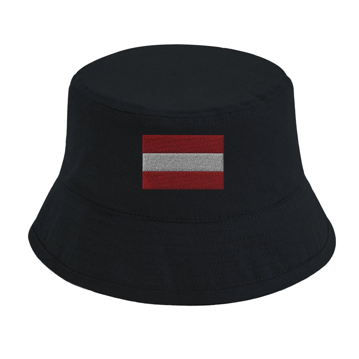 Chapeau bob drapeau autriche brodé coton excellente respirabilité