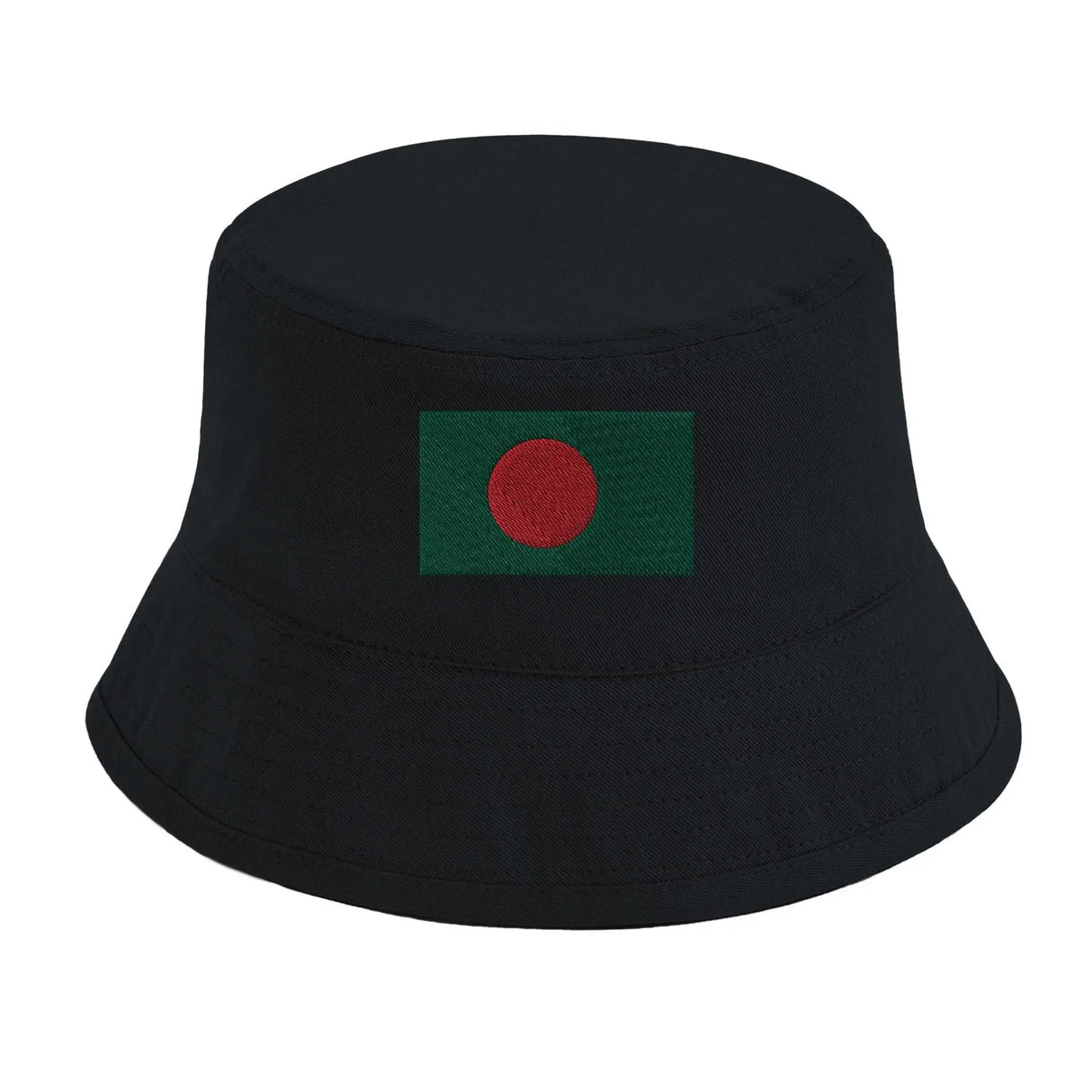 Chapeau bob drapeau bangladesh coton brodé excellente respirabilité