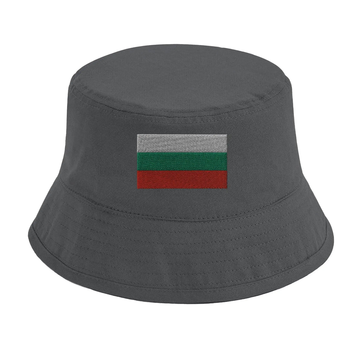 Chapeau bob drapeau bulgarie coton brodé excellente respirabilité