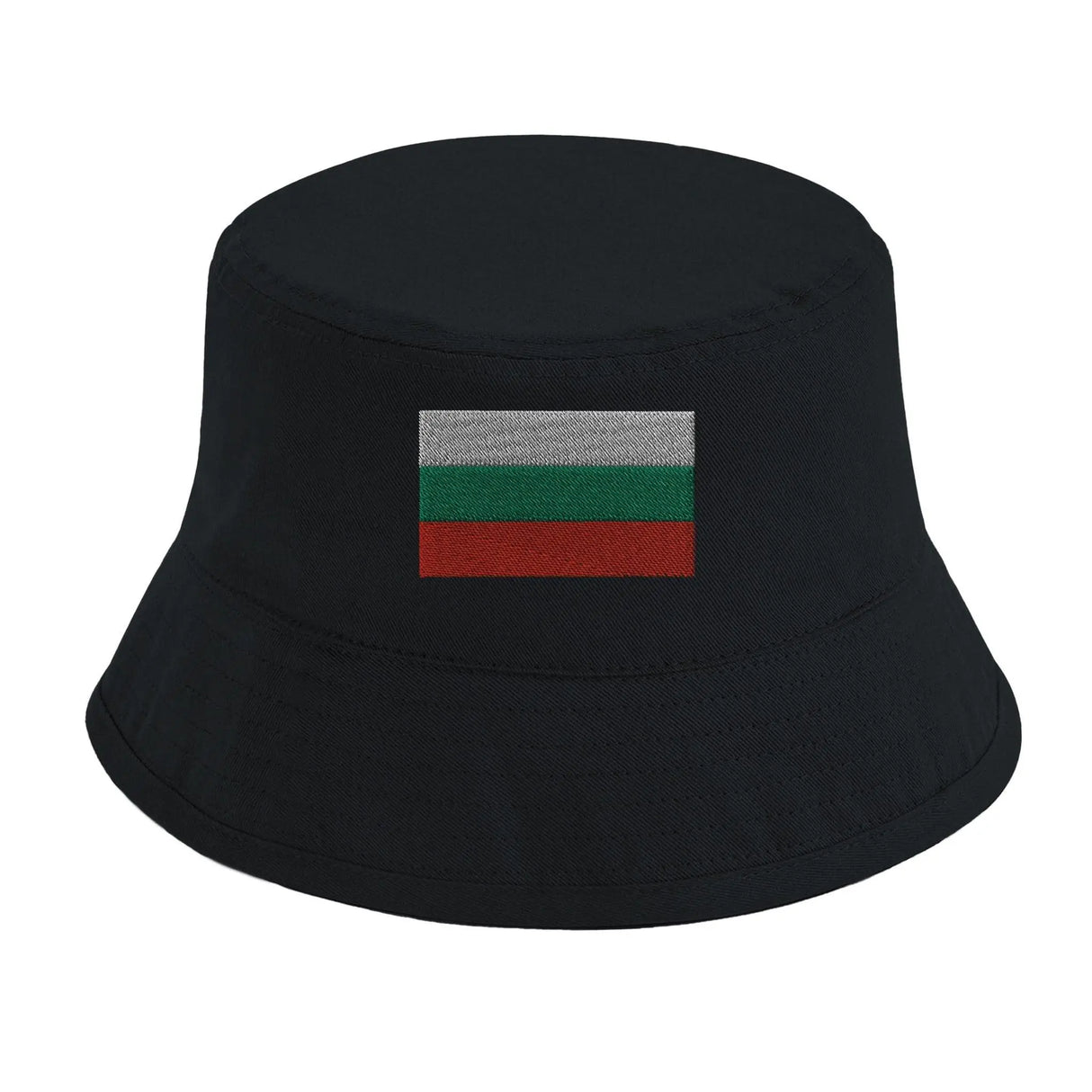 Chapeau bob drapeau bulgarie coton brodé excellente respirabilité
