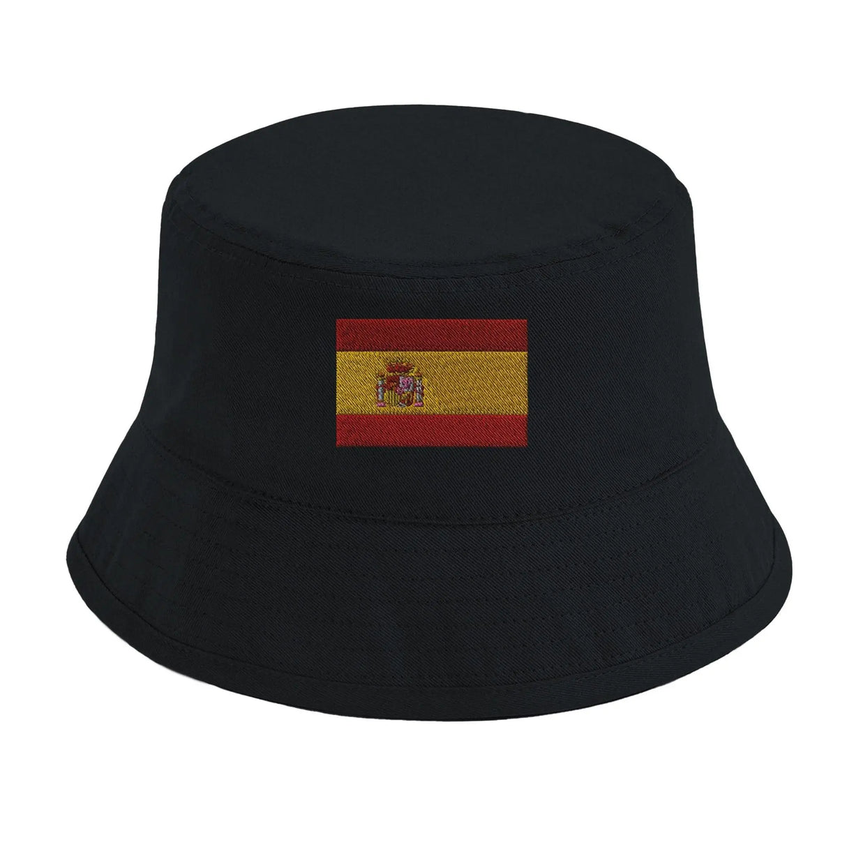 Chapeau bob drapeau espagne coton brodé excellente respirabilité
