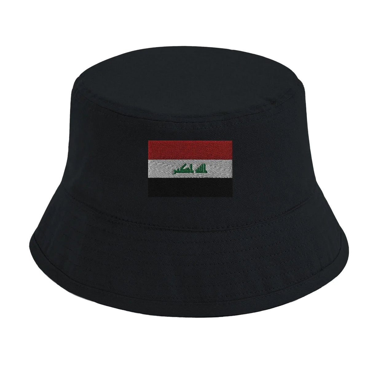 Chapeau bob drapeau irak coton brodé excellente respirabilité