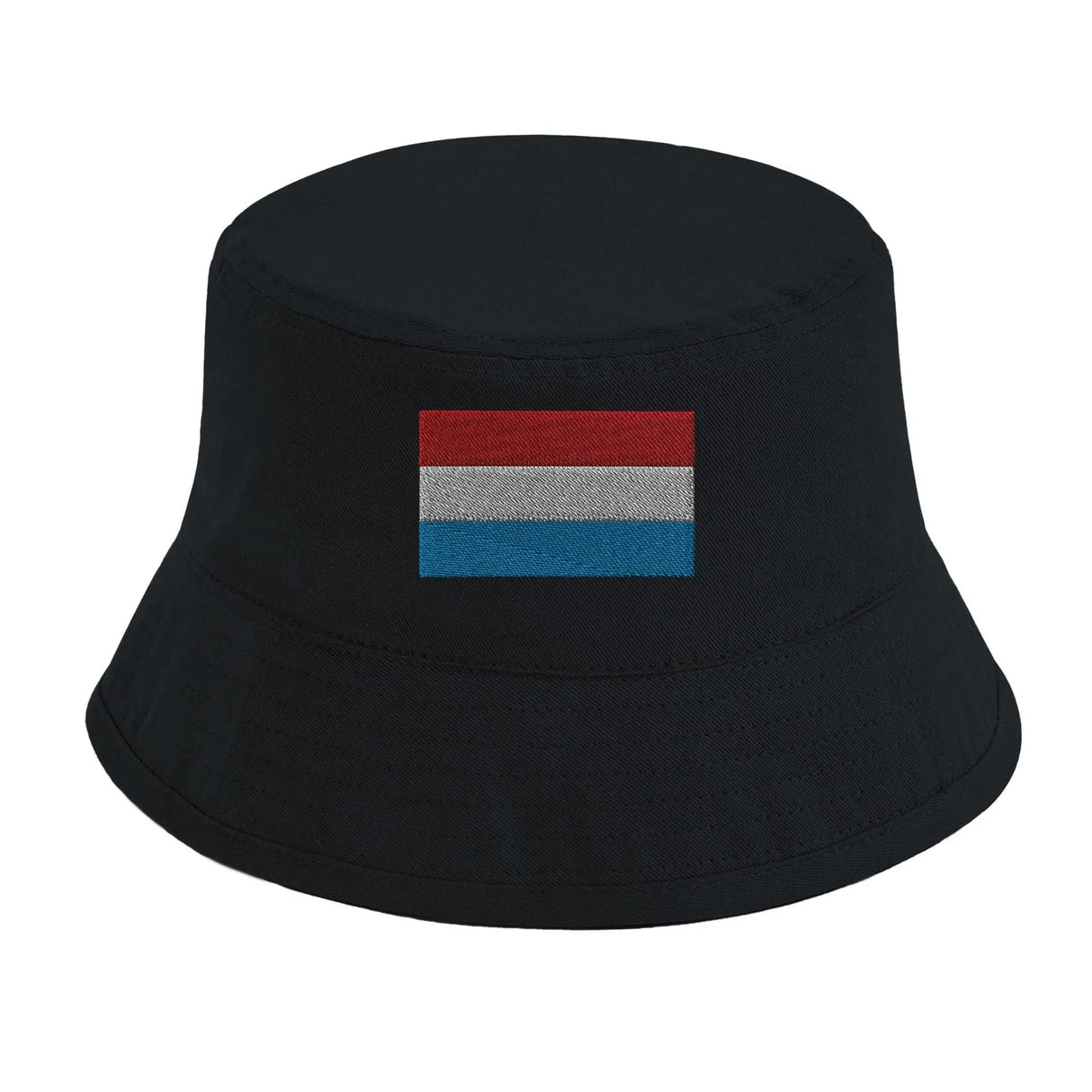 Chapeau bob drapeau luxembourg coton brodé respirant