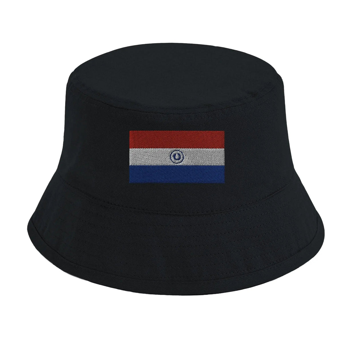 Chapeau bob drapeau paraguay coton brodé léger tendance